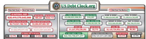 reloj de la deuda