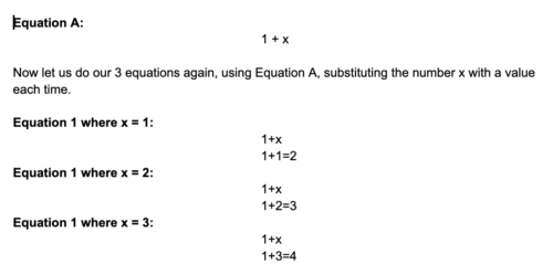 Gleichungen 2
